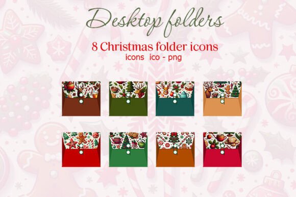 8 Christmas Folder Icon V3 Review for Editorial and Web Design
