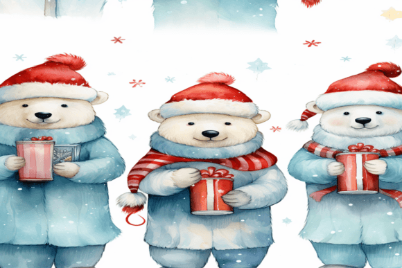 Christmas Bear Background: A Designer's Review for Seasonal Projects