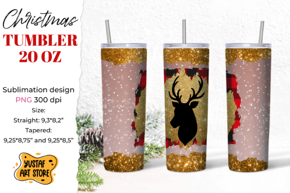 Christmas Deer Tumbler Sublimation Shine Review