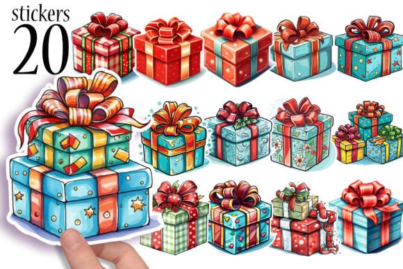 Christmas Gift Printable Stickers PNG: A Crafts Brand Review