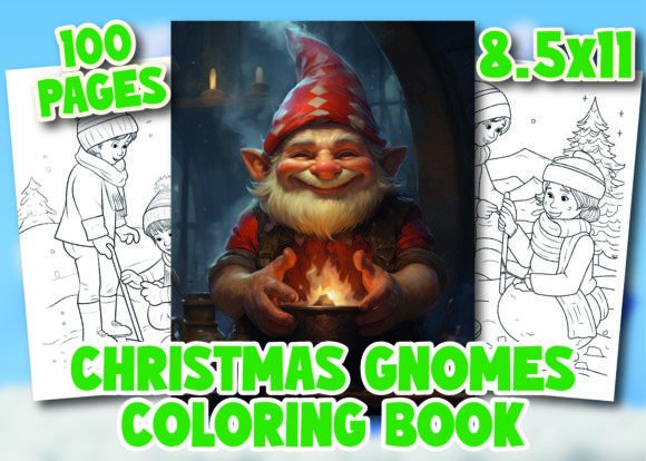 Christmas Gnomes Coloring Pages for Kids & Coloring Pages Amp