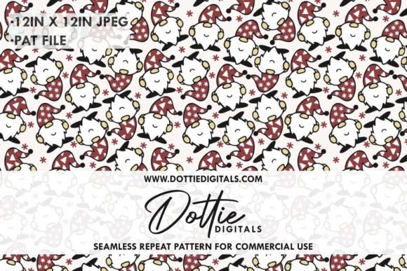 Christmas Gnomes Seamless Pattern: A Designer's Review for Holiday Projects