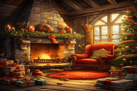 Christmas Home Background Review for Branding