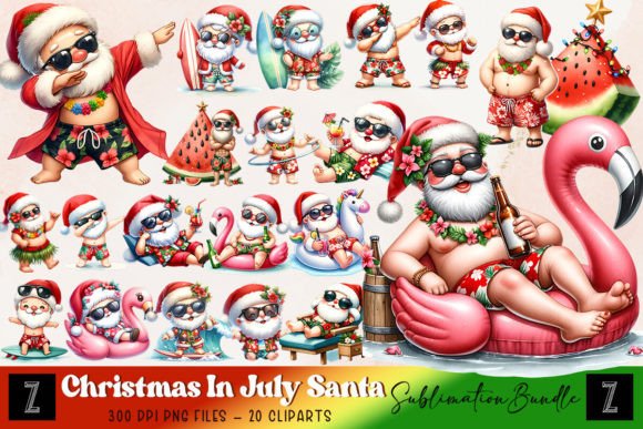 Christmas in July Santa Bundle: A Designer’s Take on Holiday Crafts