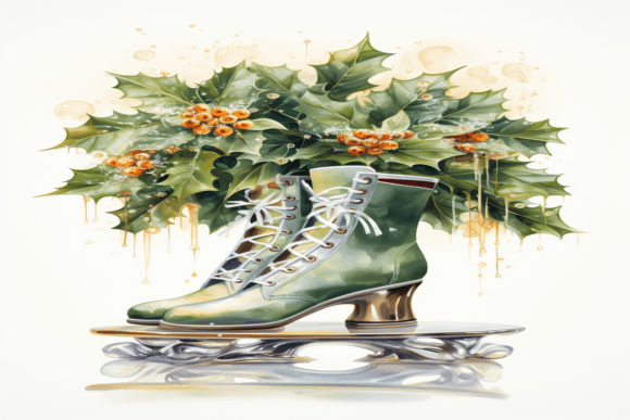 Christmas Skate Background for Seasonal Backgrounds