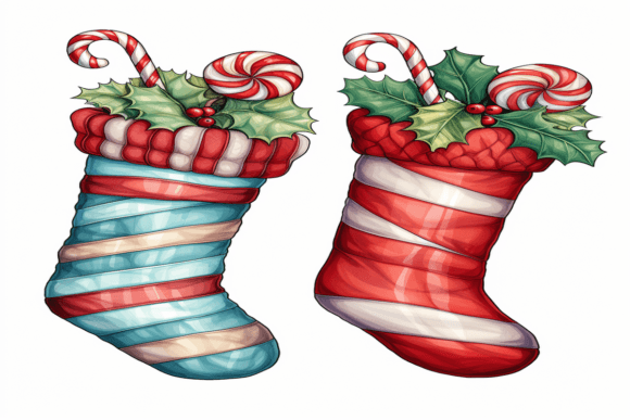 Christmas Socks Background Review for Handmade Projects