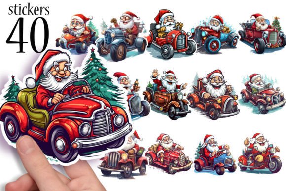 Christmas Stickers for Kids Santa Claus in Crafts and Publishing