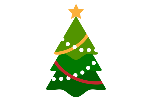 Christmas Tree Icon. Winter Holiday Deco for Crafts & Sellers