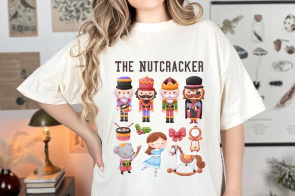 Cute Christmas Nutcracker T-Shirt Design