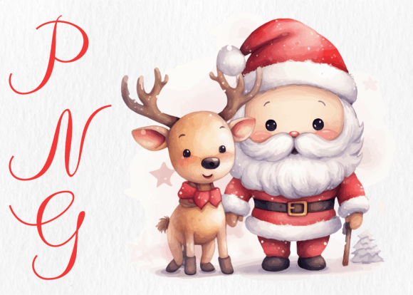 Santa Claus with Deer PNG Christmas: A Practical Review for Digital Illustrations