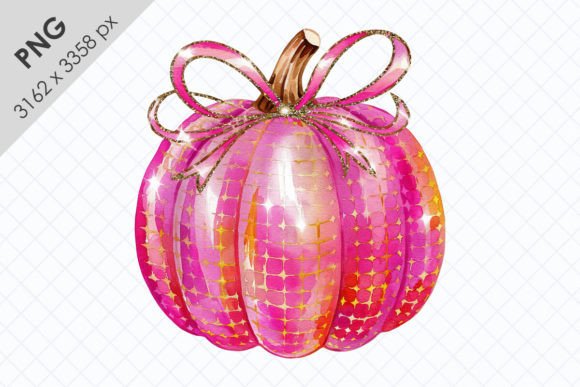 Watercolor Pumpkin PNG Clipart for Seasonal Branding